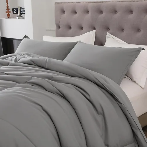 Vista 3 de Shatex - Edredón de plumón alternativo para todas las estaciones, acolchado y ligero