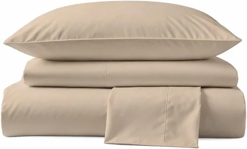 Vista 9 de Peru Pima Juego de sábanas - Tamaño individual, 3 piezas, 100% algodón Pima peruano, satén, 800 hilos, refrescante, transpirable y suave, ropa