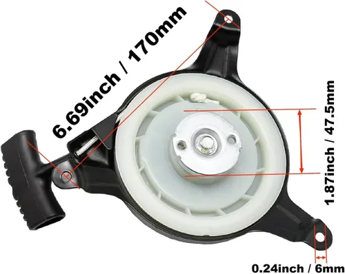 Vista 2 de 751-10299 951-10299 Conjunto de arranque de arranque de retroceso compatible con MTD Cub-Cadet Yardman Troy Bilt 951-10299A Piezas de cortacésped