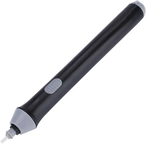 Vista 9 de Kit de borrador de lápiz eléctrico, borrador automático a pilas con 20 recambios, negro, para dibujar y dibujar