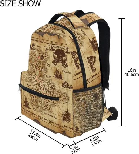 Vista 7 de senya Roaring Panther Mochila escolar Mochila de viaje para niños estudiantes, Patrón 3, Mochilas Daypack