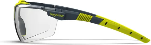 Vista 5 de HexArmor VS300 Gafas de seguridad con brazos laterales ajustables Z87+ para hombres y mujeres