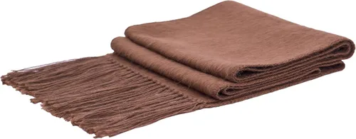 Vista 3 de TINKUY PERU - Lana de alpaca peruana - Unisex tejido flecos cepillado bufanda