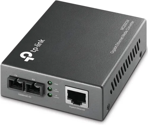 TP-Link Convertidor de medios de fibra Gigabit SFP a RJ45 | Convertidor de fibra a Ethernet
