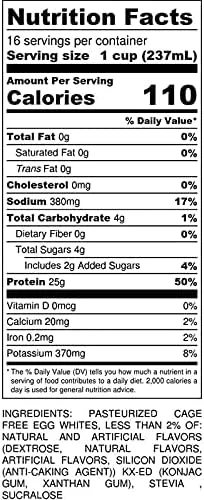 Vista 2 de MuscleEgg 4 galones de claras de huevo líquidas de cereales de frutas (sin jaula)