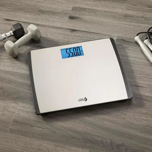 Vista 5 de EatSmart Products: báscula digital amplia para el baño con capacidad para 550 lbs.
