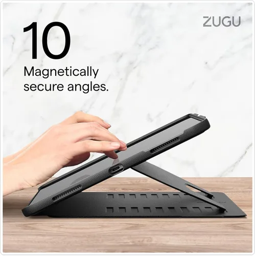 Vista 5 de ZUGU - Funda protectora ultradelgada para iPad Pro de 12.9 pulgadas de 5ª y 6ª generación de 2021/2022 con soporte, cubierta protectora delgada