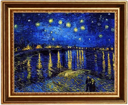 Vista 10 de ELITEART -Van Gogh (12x16, La noche estrellada)