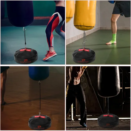 Vista 6 de Anclaje para bolsa pesada de doble extremo: anclaje de suelo resistente para bolsas de boxeo, soporte de saco de boxeo, accesorios de boxeo