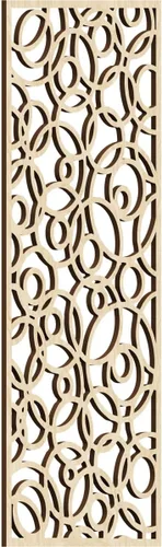 Vista 175 de 9 3/8 pulgadas de ancho x 24 3/8 pulgadas de alto x 1/4 pulgadas de alto, paneles de pared de madera con calado, roble rojo