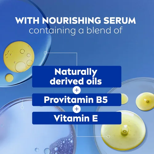 Vista 7 de NIVEA - Gel de ducha con manteca de karité nutritivo e hidratante para piel seca, botella de 20 onzas líquidas