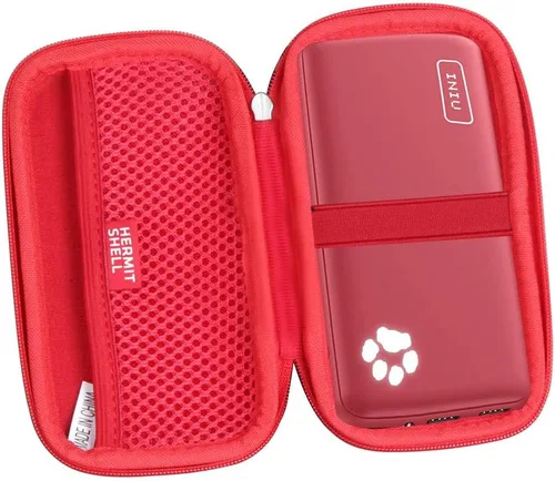 Vista 8 de Estuche Duro de Viaje Hermitshell para Cargador Portátil INIU Banco de Energía de 10000 mAh [Versión 2022] (Negro)