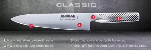 Vista 4 de Global Cuchillo vegetal GS-5-5 1/2