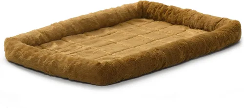 Vista 13 de Cama para mascotas con una almohada cilíndrica cómoda en el borde, lavable y secable a máquina; cama de fácil mantenimiento para criar y poner a tu