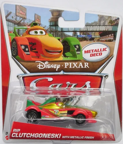 Disney/Pixar Cars Exclusive Rip Clutchgoneski Acabado Metálico Escala 1:55