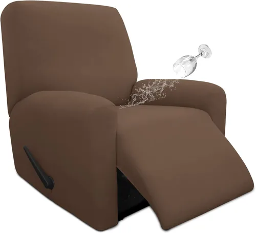 Vista 21 de Easy-Going Funda de sofá 100% impermeable doble de 3 piezas, elástica, suave, para perros, para sofá de 2 cojines separados, protector de muebles a