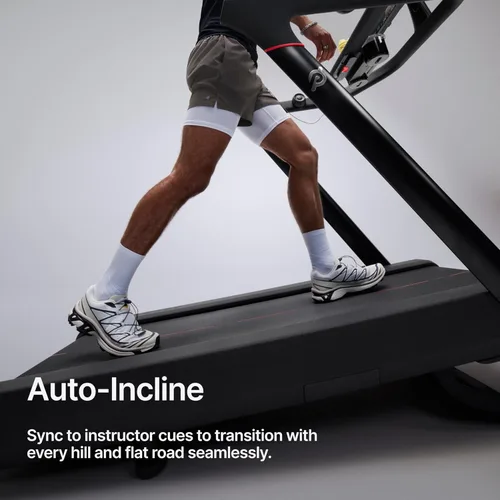 Vista 12 de Peloton Cross Training Tread, Treadmill for Running, Walking, and Hiking with Manual or Auto-Incline Options and Immersive 24” HD Touchscreen