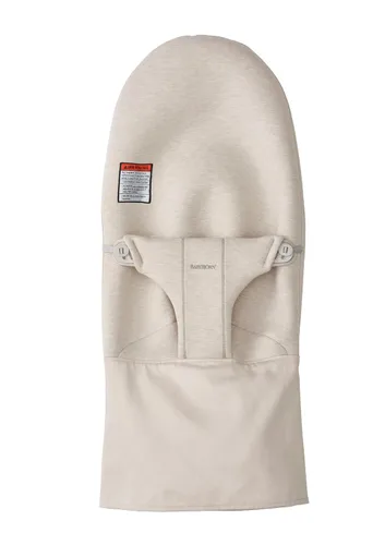 Vista 2 de BabyBjörn Asiento de tela Bouncer Bliss, 3D-Jersey, beige claro
