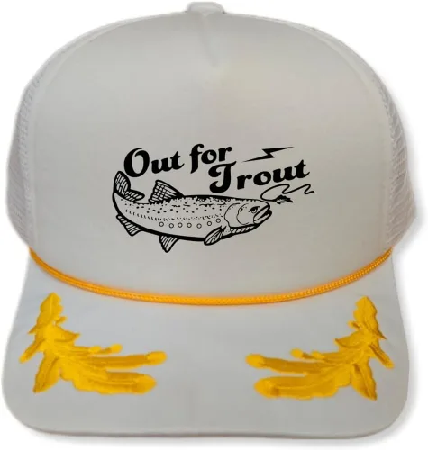 Vista 36 de ThatsRad Out for Trout Corduroy Snapback Sombrero Gorra Pesca con Mosca Pescador