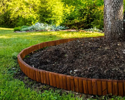 Vista 6 de Borde de césped y paisaje natural flexible marrón (3.05 metros)