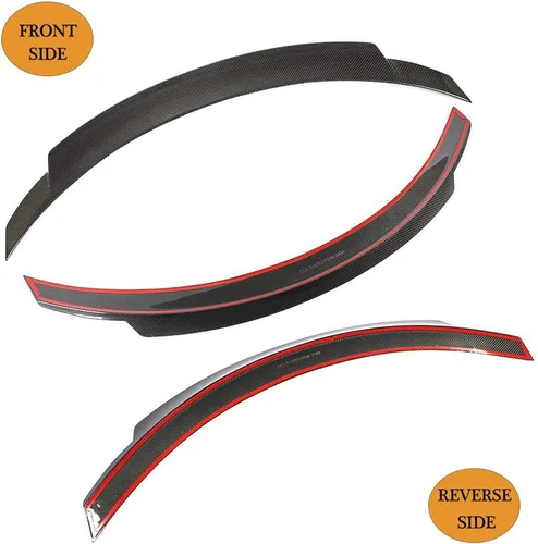 Vista 6 de MCARCAR KIT Alerón de maletero para Mercedes Benz Clase E W238 C238 Coupé 2016-2019 Fibra de Carbono E200 E250 E300 E400 E500 E550 E53 AMG Auto Tapa