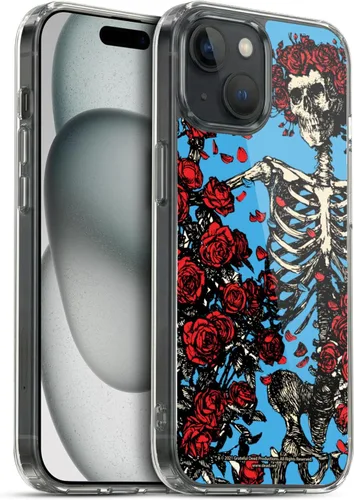 Vista 232 de Head Case Designs Funda de gel con licencia oficial de Grateful Dead Bear Trends [protección de grado militar] compatible con Apple iPhone 7
