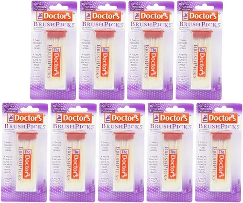 Vista 9 de The Doctor's BrushPicks - Palillos interdentales, 120 unidades (paquete de 8)
