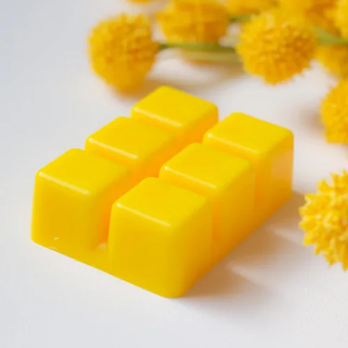 Vista 2 de Summer Day - Cera de coco para derretir – Mezcla de madreselva de jazmín y limón, concha de 3 onzas con 6 cubos, aroma floral cítrico de larga