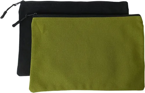 Vista 7 de Bolsa de lona con cremallera, bolsa de herramientas con cremallera multiusos, bolsa de herramientas resistente con cremallera confiable, bolsas