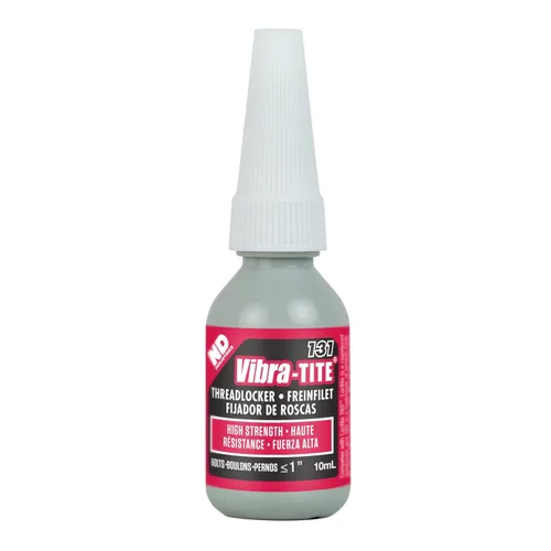 Vista 2 de Vibra-TITE - 13125 131 Permanente Fuerza Anaeróbica Threadlocker, 8.5 fl oz Botella, Rojo