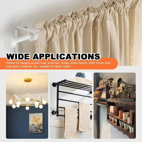 Vista 7 de Tanstic 30 juegos de pernos de palanca de 3/16 pulgadas y tuerca de ala, anclajes de palanca de mariposa con tuercas de ala, tuercas hexagonales