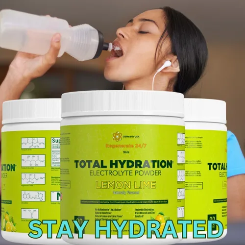 Vista 3 de Mezcla de reemplazo de electrolitos de hidratación total (90 porciones, lima limón)