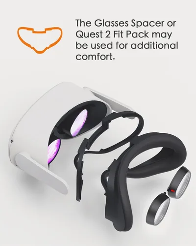 Vista 4 de Amavasion Glasses Lenses Compatible with Quest 3S2, VR Lenses Insert Easy-to-Install Frame Plus Lens Combination SPH-1.00(One Lens)