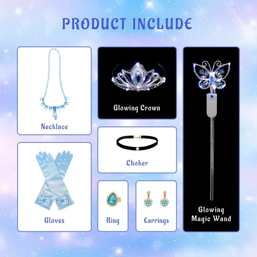 Vista 4 de Disfraz de princesa Cenicienta, vestido largo de tul de mariposa para niñas pequeñas, fiesta de cumpleaños, Halloween