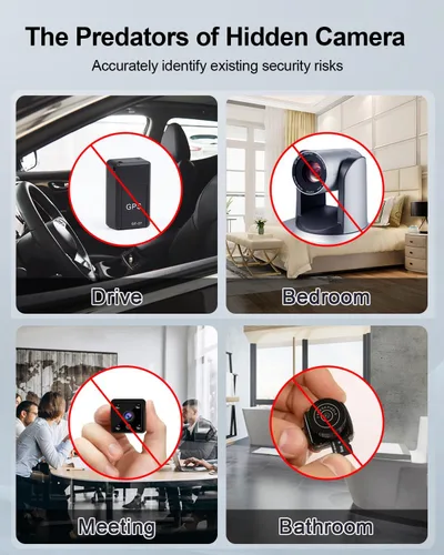 Vista 4 de Detectores de cámara oculta y detector de errores,Detector de RF, dispositivo para detectar dispositivos de escucha,Detector de perseguidor