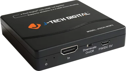 Vista 13 de J-Tech Digital Divisor HDMI 4K 60Hz 1X4 Salida de Resolución Múltiple (MRO) Divisor HDMI 2.0 Soporta reducción HDR HDR10 / Visión Dolby 4K@60Hz