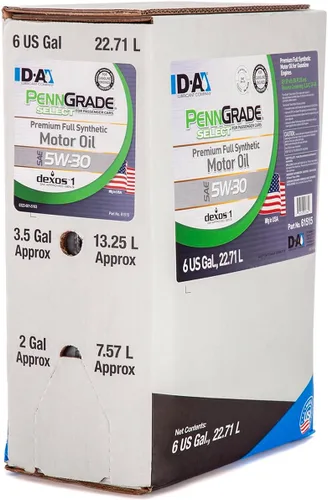 Vista 7 de PENN GRADE 61515, aceite de motor sintético completo seleccionado SAE 5W-30, 6 galones
