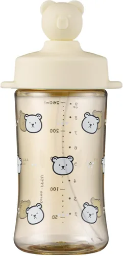 Vaso para sorber prémium a prueba de derrames para bebés y niños pequeños menores de 18 meses, 9 onzas, PPSU, sin BPA, popote suave