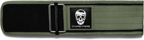 Vista 7 de Gymreapers - Cinturón de levantamiento de pesas de cierre rápido para entrenamiento funcional, neopreno de 4 pulgadas con hebilla de metal, soporte
