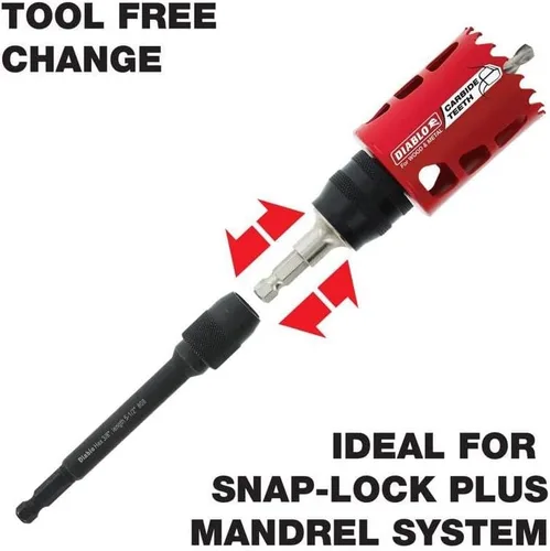 Vista 4 de Diablo Extensión universal para taladros, Varios colores, Moderno