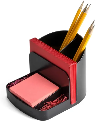 Vista 5 de Officemate Organizador de escritorio de lujo, negro, 1 organizador (21552)