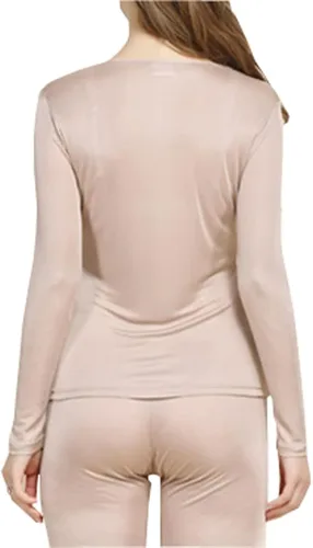 Vista 3 de Grenasasilk Womens Silk Long Underwear Silk Thermal Underwear Sets for Women Mulberry Silk Long Johns