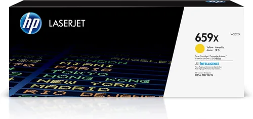 HP 659X Yellow High-yield Toner Cartridge | Works with HP Color LaserJet Enterprise M856, HP Color LaserJet Enterprise MFP M776 Series | W2012X