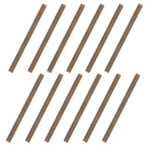 Vista 22 de uxcell 8 piezas de zinc de color totalmente roscado varilla 1/4"-20, 2" longitud, tornillo de rosca de acero al carbono para montaje de muebles