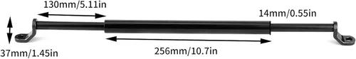 Vista 2 de Qiilu Extensor de manillar de motocicleta, aleación de aluminio CNC Balance Crossbar manillar de refuerzo extendido soporte de montaje de teléfono