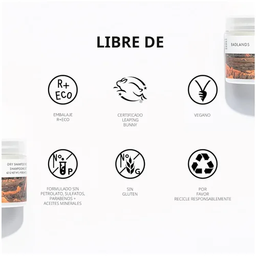 Vista 8 de R+Co Badlands Dry Shampoo Paste Part Dry Shampoo, Part Styling Paste Adds Texture, Absorbs Oil, Matte Finish