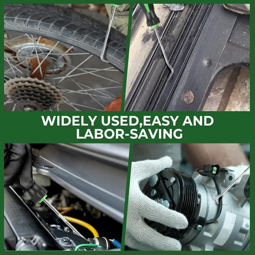 Vista 7 de FTIHTRY Juego de 8 Picos y Ganchos, Juego de Ganchos Automotrices de Precisión, Extractor Removedor de Sellos de Aceite/Juntas Tóricas para Auto