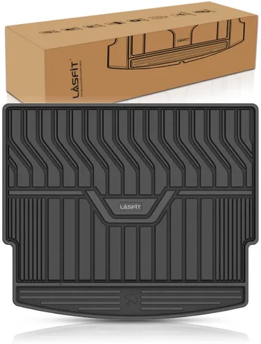 Vista 30 de LASFIT Alfombrillas de carga y respaldo de automóvil, aptas para todo tipo de clima, elastómero termoplástico de ajuste personalizado, fácil