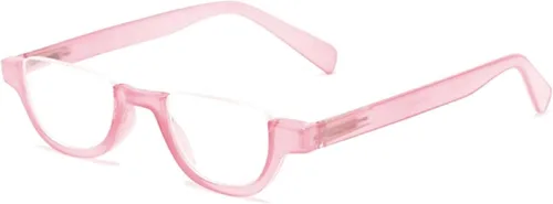 Vista 10 de The Shay - Gafas de lectura de media lectora, semirarimas, coloridas, 1.25 transparentes Claro