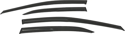 Deflector de ventana lateral, viseras de humo oscuro, protectores de lluvia, juego de 4 piezas para Toyota 2018-2020 para Camry